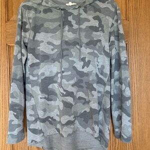 Gray Camouflage Sweater